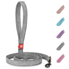 Recycled Cotton Dog Leash 10 Ft Eco Friendly Collar for Small Medium & Large Dogs Reflective Dog Leash for Medium Dogs Strong Leashes for Large B