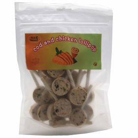 Cod And Chicken Lollipop Dog Food,Pet Treats Chicken And Green Vegetable Pet Food ,Organic Pet Snacks Dog Chews Deodorizing Clean Teeth,Dog Training