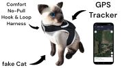 Pocket Dog Collar with GPS Mini Tracking Tool for Live Pet Monitoring Size:XXL