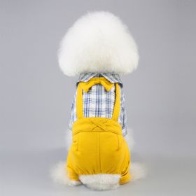 Dog Clothes Spring And Summer Clothing (Option: Yellow-S)