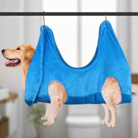 Pruning Small And Medium-sized Dogs Thickened Pet Beauty Hammock (Option: Blue-S)